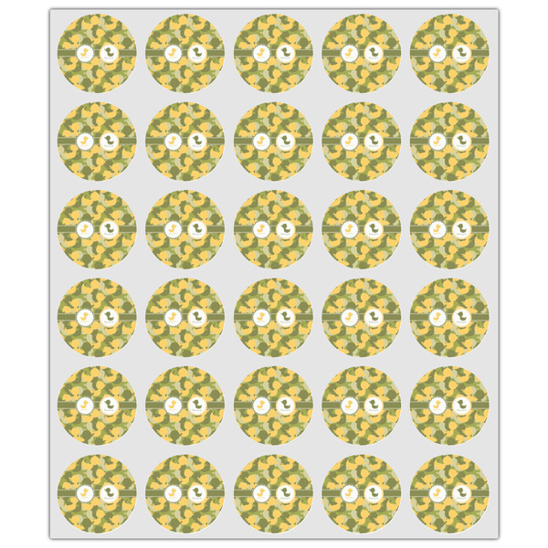 Rubber Duckie Camo Drink Topper - XSmall - Set of 30