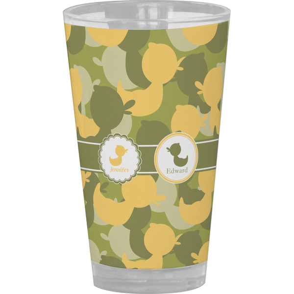 Custom Rubber Duckie Camo Pint Glass - Full Color (Personalized)