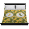 Rubber Duckie Camo Duvet Cover - King - On Bed - No Prop