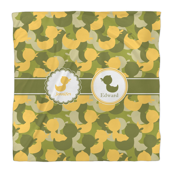 Rubber Duckie Camo Duvet Cover - Queen - Front