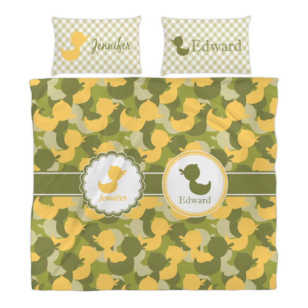 Rubber Duckie Camo Duvet Cover Set - King - Alt Approval
