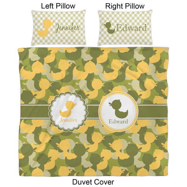 Rubber Duckie Camo Duvet Cover Set - King - Approval
