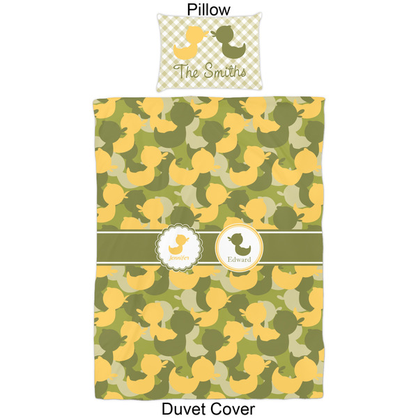 Rubber Duckie Camo Duvet Cover Set - Twin - Approval