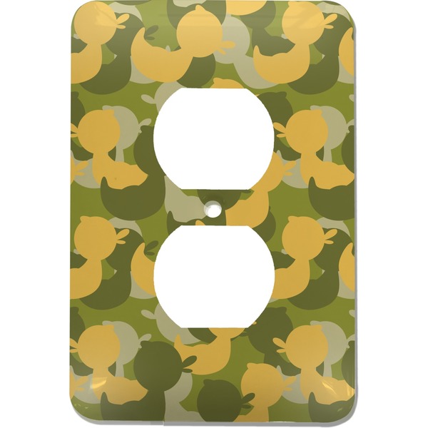 Custom Rubber Duckie Camo Electric Outlet Plate