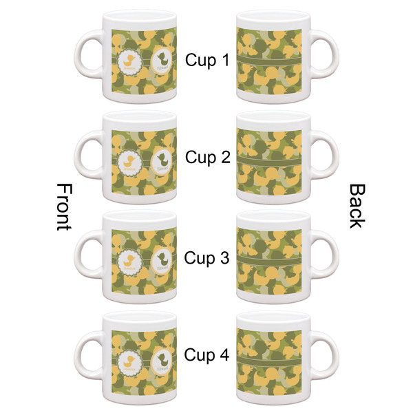 Rubber Duckie Camo Espresso Cup Set of 4 - Apvl