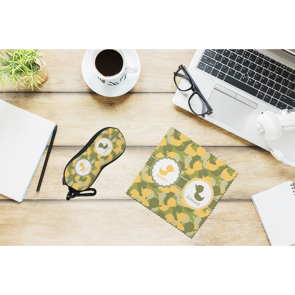 Rubber Duckie Camo Eyeglass Case and Cloth Set - LIFESTYLE