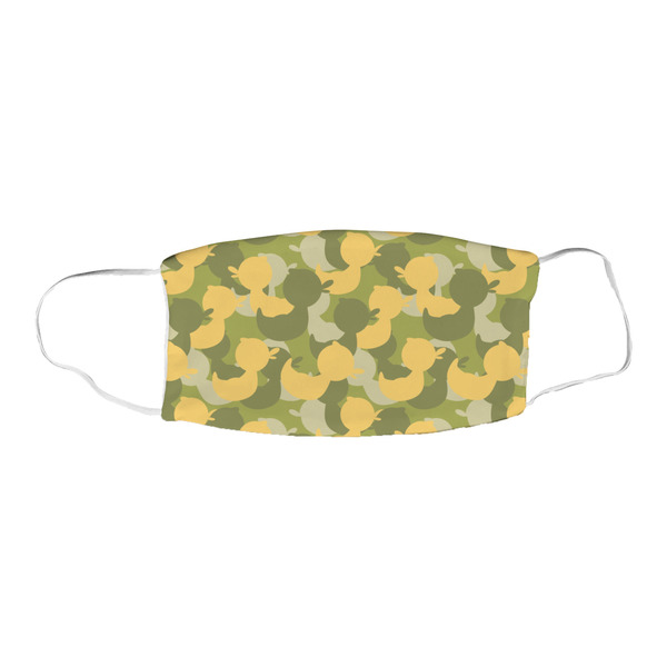 Rubber Duckie Camo Fabric Face Mask