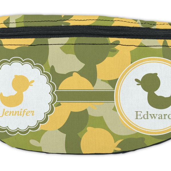 Rubber Duckie Camo Fanny Pack - Closeup