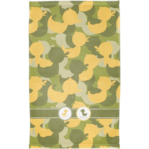 Rubber Duckie Camo Finger Tip Towel - Full View