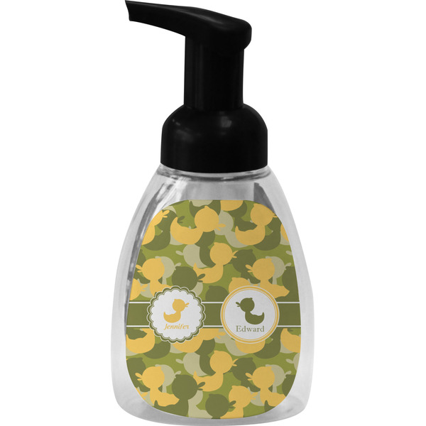 Custom Rubber Duckie Camo Foam Soap Bottle (Personalized)