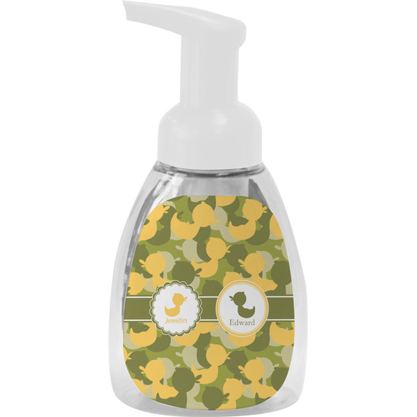 Custom Rubber Duckie Camo Foam Soap Bottle (Personalized)