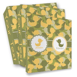 Rubber Duckie Camo 3 Ring Binder - Full Wrap (Personalized)