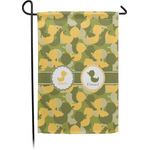 Rubber Duckie Camo Small Garden Flag - Single Sided w/ Multiple Names