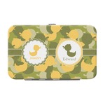Rubber Duckie Camo Genuine Leather Small Framed Wallet (Personalized)