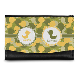 Rubber Duckie Camo Genuine Leather Women's Wallet - Small (Personalized)