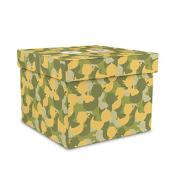Rubber Duckie Camo Gift Box with Lid - Canvas Wrapped - Medium (Personalized)