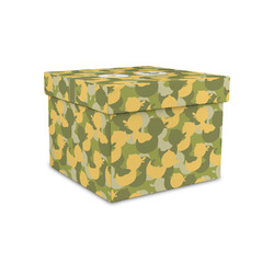 Rubber Duckie Camo Gift Box with Lid - Canvas Wrapped - Small (Personalized)