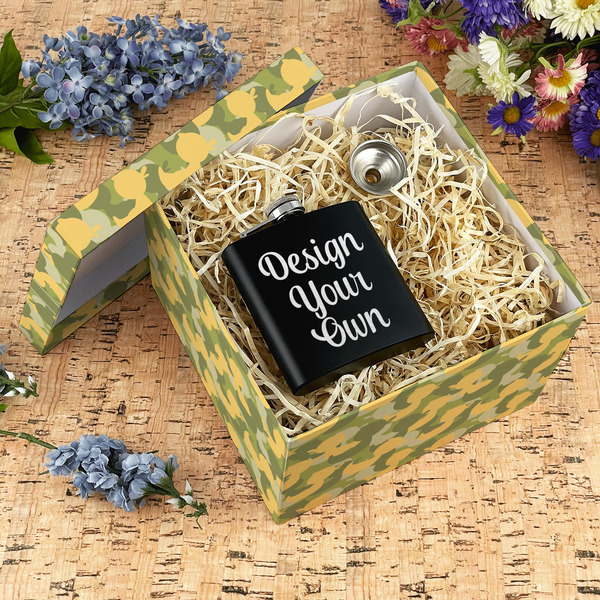 Rubber Duckie Camo Gift Boxes with Lid - Canvas Wrapped - X-Large - In Context