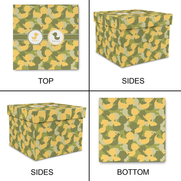 Rubber Duckie Camo Gift Boxes with Lid - Canvas Wrapped - XX-Large - Approval