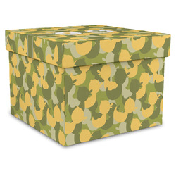 Rubber Duckie Camo Gift Box with Lid - Canvas Wrapped - XX-Large (Personalized)