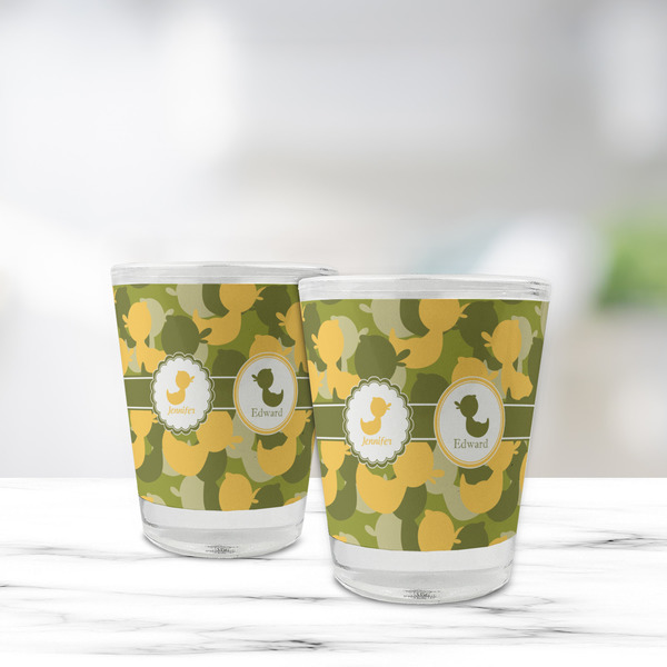 Rubber Duckie Camo Glass Shot Glass - Standard - LIFESTYLE