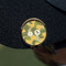 Rubber Duckie Camo Golf Ball Marker Hat Clip - Gold - On Hat