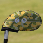 Rubber Duckie Camo Golf Club Iron Cover (Personalized)