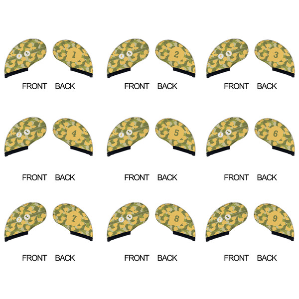 Rubber Duckie Camo Golf Club Covers - APPROVAL (set of 9)