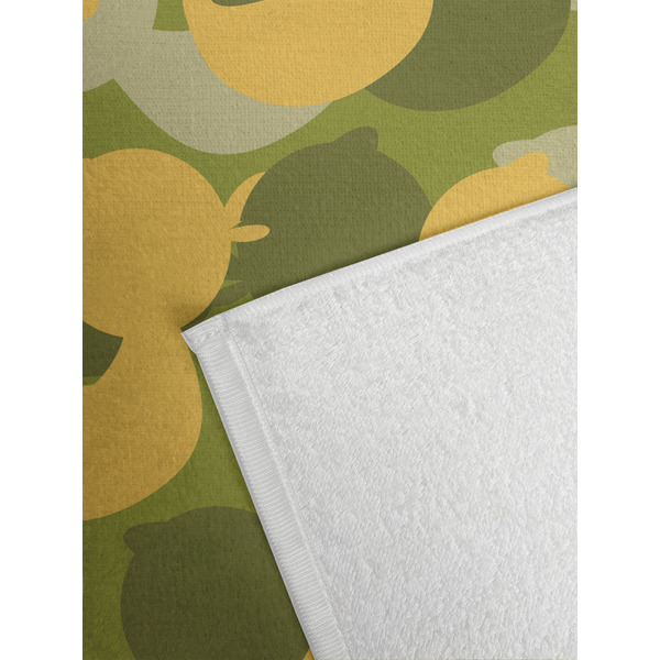 Rubber Duckie Camo Golf Towel - Detail