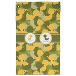 Rubber Duckie Camo Golf Towel - Poly-Cotton Blend w/ Multiple Names