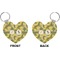 Rubber Duckie Camo Heart Keychain (Front + Back)