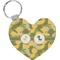 Rubber Duckie Camo Heart Keychain (Personalized)