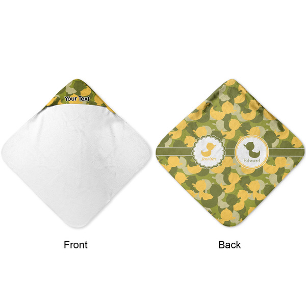 Rubber Duckie Camo Hooded Baby Towel- Approval