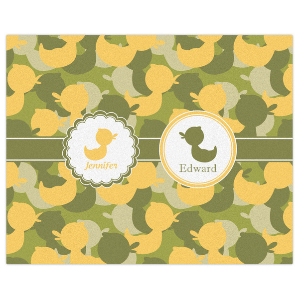 Rubber Duckie Camo Indoor / Outdoor Rug - 8'x10' - Front Flat