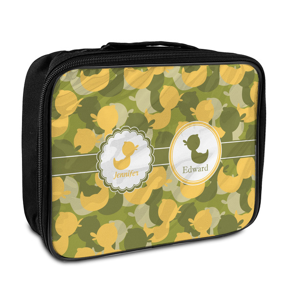 Custom Rubber Duckie Camo Insulated Lunch Bag (Personalized)