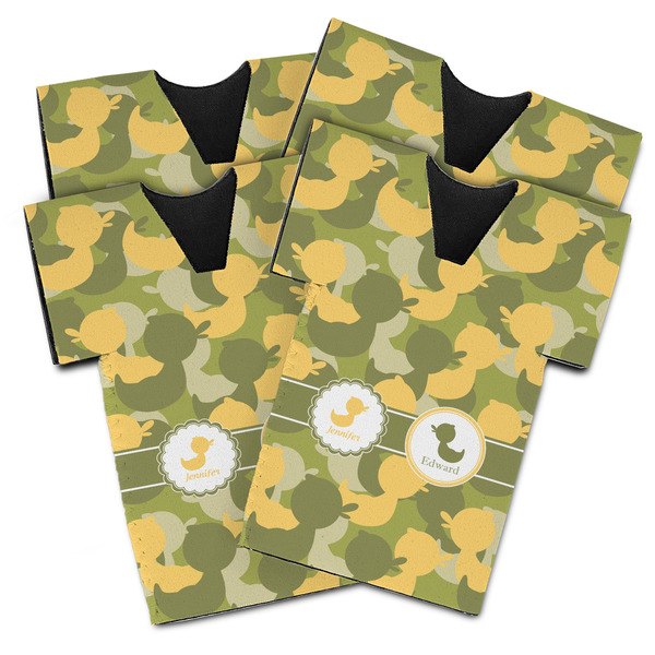 Rubber Duckie Camo Jersey Bottle Cooler - Set of 4 - MAIN (flat)