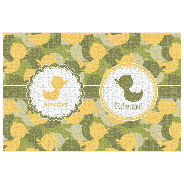 Custom Rubber Duckie Camo Jigsaw Puzzle - 1000-piece (Personalized)