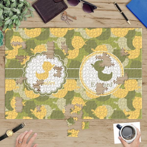 Rubber Duckie Camo Jigsaw Puzzle 1014 Piece - In Context