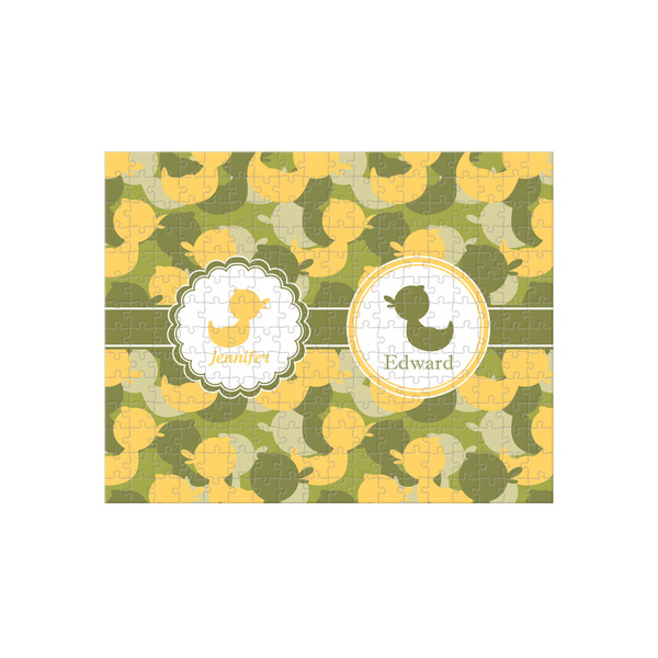Custom Rubber Duckie Camo 252 pc Jigsaw Puzzle (Personalized)