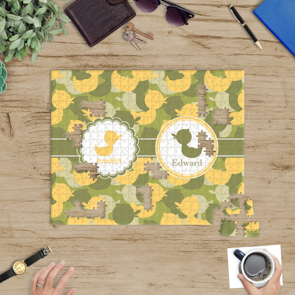 Rubber Duckie Camo Jigsaw Puzzle 500 Piece - In Context