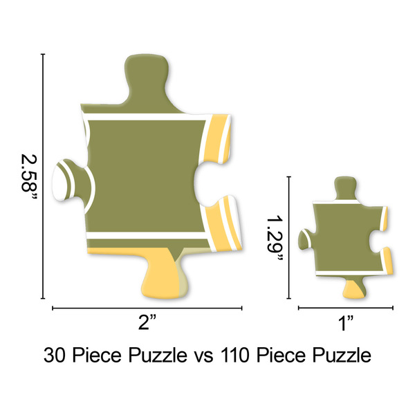 Rubber Duckie Camo Jigsaw Puzzle - Piece Comparison
