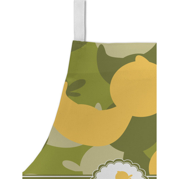 Rubber Duckie Camo Kid's Aprons - Detail