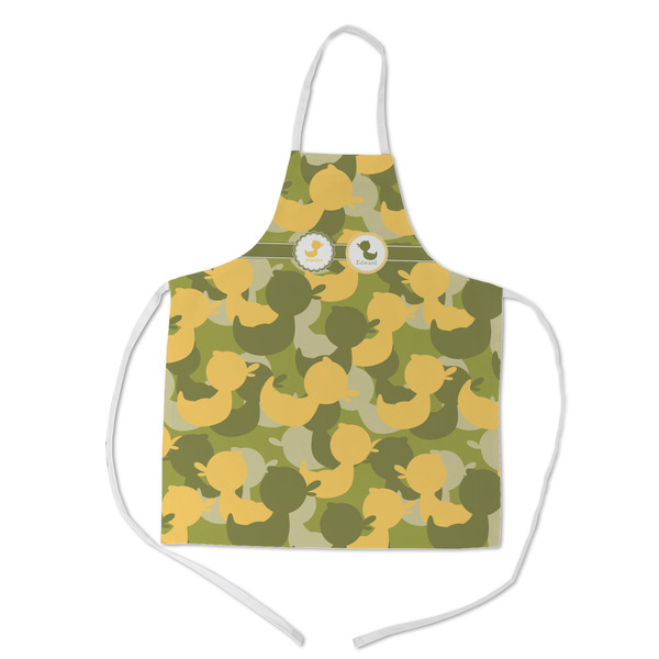Custom Rubber Duckie Camo Kid's Apron - Medium (Personalized)