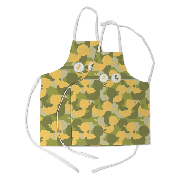 Rubber Duckie Camo Kid's Aprons - Parent - Main