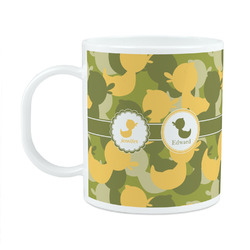 Rubber Duckie Camo Plastic Kids Mug (Personalized)