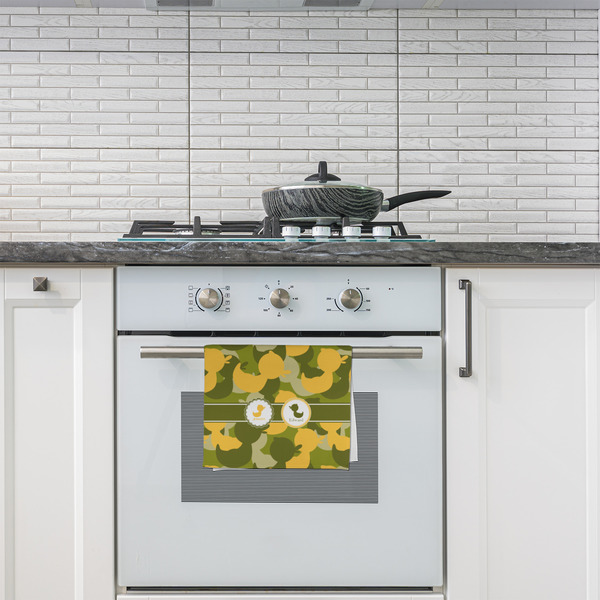 Rubber Duckie Camo Kitchen Towel - Poly Cotton - Lifestyle
