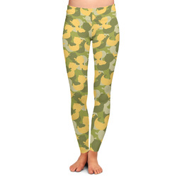 Rubber Duckie Camo Ladies Leggings - Extra Small