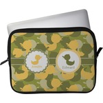 Rubber Duckie Camo Laptop Sleeve / Case - 15" (Personalized)