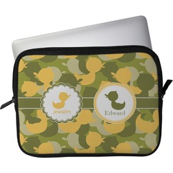 Rubber Duckie Camo Laptop Sleeve / Case (Personalized)