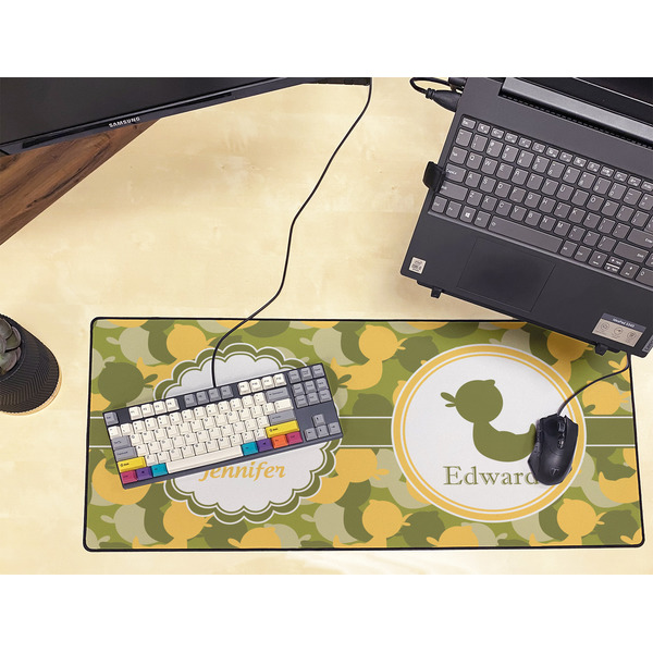 Rubber Duckie Camo Large Gaming Mats - LIFESTYLE